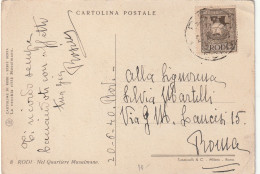 STORIA POSTALE - COLONIE - (COME DA SCANSIONE) - Aegean (Rodi)