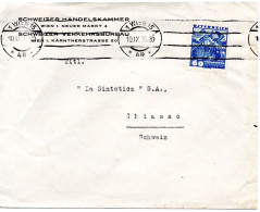 76509 - Österreich - 1936 - 60g Trachten EF A Bf WIEN -> Schweiz - Storia Postale