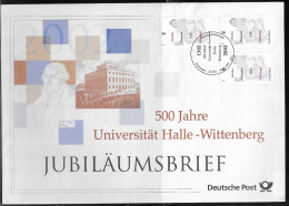 Germany. FDC Mi. 2254. 500th Anniversary Of Martin Luther University. FDC Cancellation On Big Cachet Envelope - 2001-2010