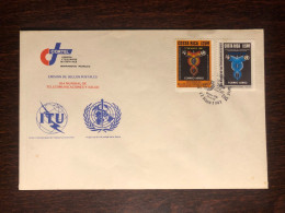 COSTA RICA  FDC COVER 1981 YEAR TELECOMMUNICATIONS AND HEALTH MEDICINE STAMPS - Costa Rica