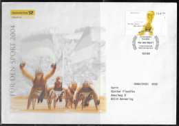 Germany. FDC Mi. 2386.  FIFA World Cup Trophy. Sports Aid 2004. FDC Cancellation On Big Cachet Envelope - 2001-2010