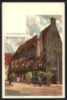 Künstler-AK K. Mutter: Nürnberg, Gastwirtschaft Bratwurstgloecklein Um 1900  - Mutter, K.