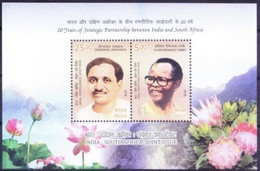 INDIA 2018 INDIA - SOUTH AFRICA JOINT ISSUE Miniature Sheet MS MNH P.O Fresh & Fine - Gezamelijke Uitgaven