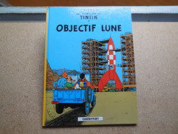 BD Tintin 16C9 OBJECTIF LUNE,  DL : 4e Trimestre 1955; D. 1966/0053/153........N5 - Tintin