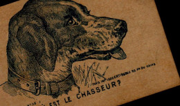 CHROMO...CONFISERIE PARISIENNE...PLACEAU..CHIEN DE CHASSE...OU EST LE CHASSEUR.. - Autres & Non Classés