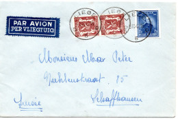 76521 - Belgien - 1947 - 3,15F Filmfestival MiF A LpBf LIEGE -> Schweiz - Storia Postale