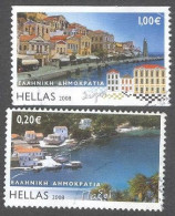 GREECE #2427/2431  Greek Islands -  Paxi - Simi 2008- CIRCULATED - Oblitérés