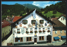AK Garmisch-Partenkirchen, Gasthof-Café-Restaurant Fraundorfer, Ludwigstrasse 24  - Garmisch-Partenkirchen