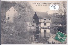 JU- BONCOURT- FRONTIERE FRANCO-SUISSE- AU PIED DES RUINES DE MILANDRE- L ALLAINE - Boncourt