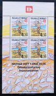 GROENLANDIA - IVERT HOJA BLOQUE Nº 19 NUEVOS ** - EXP. FILATELICA INTERNACIONAL HAFNIA 2001 - Nuevos