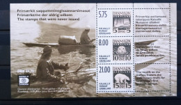 GROENLANDIA - IVERT HOJA BLOQUE Nº 21 NUEVOS ** - TEMATICA SELLOS SOBRE SELLOS - Unused Stamps