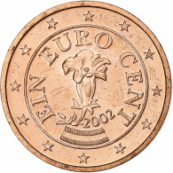 Autriche, Euro Cent, 2002, Vienna, SUP, Cuivre Plaqué Acier, KM:3082 - Oesterreich