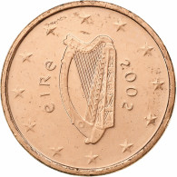 Irlande, 1 Centime, Celtic Harp, 2002, SUP, Cuivre Plaqué Acier - Ireland