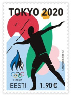 Estonia Estland Estonie 2021 Summer Olympics In Tokyo Olympic Games Stamp MNH - Estland