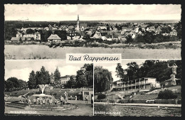 AK Bad Rappenau, Ortsansicht Mit Soleschwimmbad  - Bad Rappenau