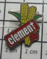 210b Pin's Pins / Beau Et Rare / ALIMENTATION / BISCOTTE CLEMENT PAIN GRILLE COQUELICOT EPI DE BLE - Levensmiddelen