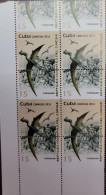 O) 2013 CUBA, ERROR PERFORATION, PTEROSAURIOS - SAUROPSIDS ARCHOSAURIAS - BIRDS MESOZOIC ERA,  BLOCK MNH - Autres & Non Classés