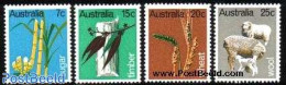 Australia 1969 Agriculture 4v, Mint NH, Nature - Various - Animals (others & Mixed) - Cattle - Agriculture - Ongebruikt