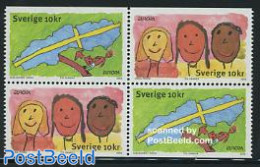 Sweden 2006 Europa 4v, Mint NH, History - Europa (cept) - Art - Children Drawings - Ongebruikt