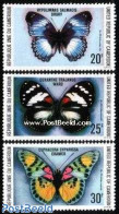 Cameroon 1978 Butterflies 3v, Mint NH, Nature - Butterflies - Camerún (1960-...)