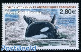 French Antarctic Territory 2010 Crozet Orca 1v, Mint NH, Nature - Sea Mammals - Unused Stamps