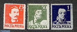 Poland 1944 Freedom Fighters 3v, Mint NH - Unused Stamps