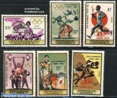 Guinea, Republic 1964 Panarab Games 6v, Mint NH, Sport - Transport - Judo - Sport (other And Mixed) - Weightlifting - .. - Gewichtheben