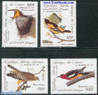 Comoros 1985 J.J. Audubon 4v, Mint NH, Nature - Birds - Komoren (1975-...)