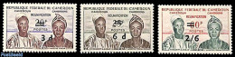 Cameroon 1962 Unification Overprints 3v, Mint NH, History - Politicians - Cameroun (1960-...)