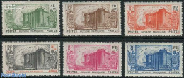 French Guyana 1939 150 Years French Revolution 6v, Unused (hinged), History - History - Art - Castles & Fortifications - Châteaux