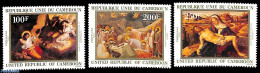 Cameroon 1982 Easter 3v, Mint NH, Art - Paintings - Cameroon (1960-...)