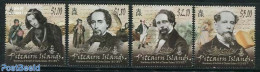 Pitcairn Islands 2012 Charles Dickens 4v, Mint NH, Art - Authors - Books - Handwriting And Autographs - Writers