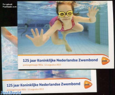 Netherlands 2013 Swimming Association Presentation Pack 485a+b, Mint NH, Sport - Sport (other And Mixed) - Swimming - Nuevos