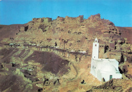 TUNISIE - Chenini De Tataouine - Bis Rue Saint Jean - Tunis - Vue Sur Un Monument -  Carte Postale Ancienne - Tunesien