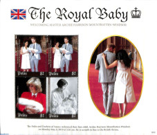Palau 2019 The Royal Baby 4v M/s, Mint NH, History - Kings & Queens (Royalty) - Familles Royales