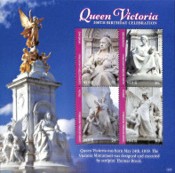 Nevis 2019 Queen Victoria 4v M/s, Mint NH, History - Kings & Queens (Royalty) - Art - Sculpture - Familles Royales