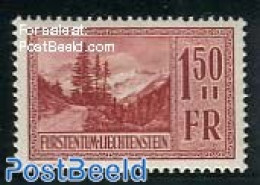 Liechtenstein 1934 1.50Fr, Stamp Out Of Set, Mint NH, Nature - Trees & Forests - Neufs