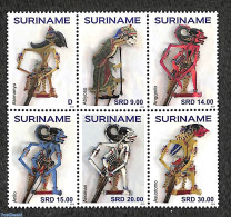 Suriname, Republic 2019 Wayang Puppets 6v [++], Mint NH - Suriname