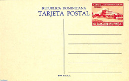 Dominican Republic 1948 Postcard 4c, Hotel Jaragua, Unused Postal Stationary, Various - Hotels - Hotel- & Gaststättengewerbe