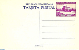 Dominican Republic 1948 Postcard 9c, Cathedral, Unused Postal Stationary, Religion - Churches, Temples, Mosques, Synag.. - Iglesias Y Catedrales