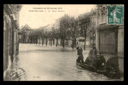 25 - MONTBELIARD - INONDATION DU 20 JANVIER 1910 - LA PLACE DENFERT - Montbéliard