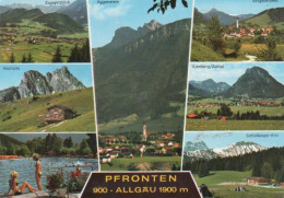 6016 - Pfronten - Zugspitzblick, Hochalm, Aggenstein, Sorgschrofen, Kienberg Achtal, Schlossanger-Alm - Ca. 1975 - Pfronten