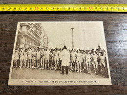 1931 MDS LE DEPART DU CROSS POPULAIRE DE L ECHO D'ALGER", BOULEVARD CARNOT - Collections