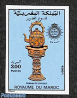Morocco 1991 Blind People Week 1v, Imperforated, Mint NH, Health - Disabled Persons - Art - Art & Antique Objects - Ce.. - Behinderungen