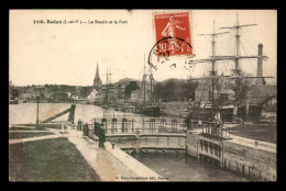 35 - REDON - LE BASSIN DU PORT - VOILIERS - Redon