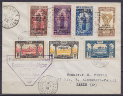 Congo - L. Par Avion Affr. 3f65 Càd "BRAZZAVILLE R.P. /8 NOV 1838/ MOYEN-CONGO" Pour PARIS - Cachet "Premier Courrier Bi - Storia Postale