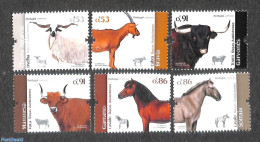 Portugal 2020 Domestic Races 6v, Mint NH, Nature - Cattle - Horses - Ongebruikt