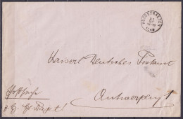 Enveloppe De Service Télégraphique En Franchise Càd HOOGSTRAETEN /21 VII 1915 Pour Poste (Kaiserl. Deutsches Postamt) à  - Other & Unclassified