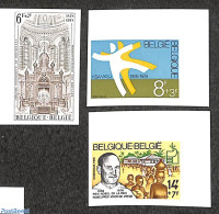 Belgium 1978 Mixed Issue 3v, , Imperforated, Mint NH, Religion - Judaica - Religion - Neufs