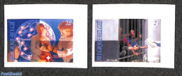 Belgium 1991 Charity Organisations 2v, Imperforated, Mint NH, Health - History - Health - Human Rights - Unused Stamps